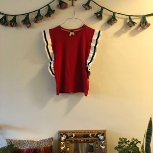 Free people ruffle tank